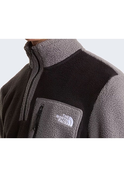 The North Face M Yumıorı 1/4 Zıp Erkek Outdoor Çeyrek Fermuarlı Polar Üst Nf0a883swoo1 Siyah