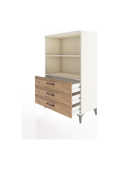 Hyperion Dolap 2 Raflı 3 Çekmeceli 88x44x134 Aytaşı-çam Aytaşı