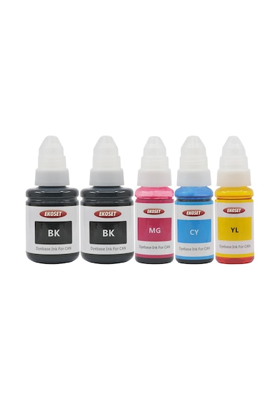 Ekoset Canon G2415 G3415 Uyumlu Renkli Mürekkep 5'li Set