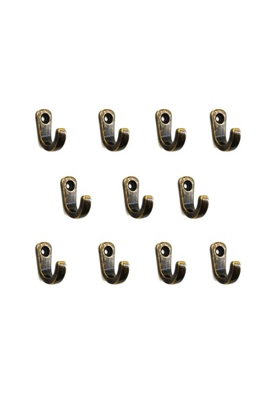 Tedar Tekli Bijuteri, Dekor Askısı - Antik, 100 Adet, 10x18x22 Mm Najmaddin Diğer