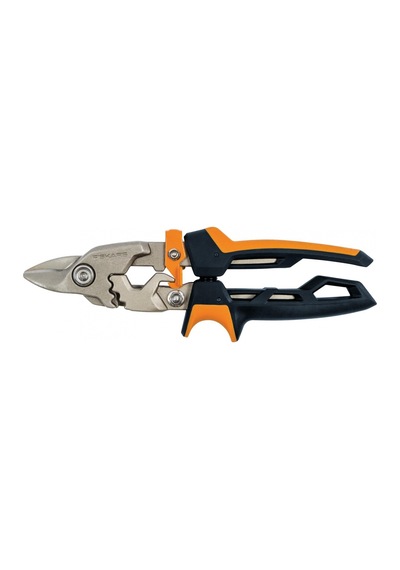 Fiskars 1027212 Powergear Metal Levha Makası - Kısa Kesim
