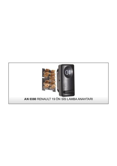 Ön Sis Lamba Anahtarı Renault 19 9 Pin 7700817333 An-0380 Vertex