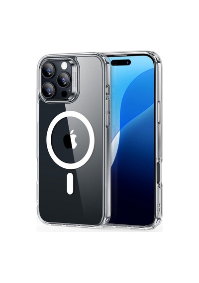Esr Apple Uyumlu iPhone 16 Pro Kılıf Halolock Magsafe Classic Hybrid Silikon - Şeffaf Çok Renkli