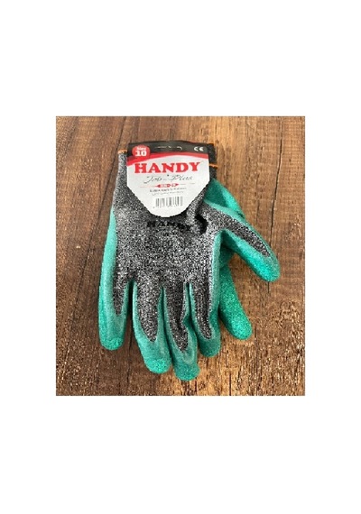 Handy İş Eldiveni Lateks Kaplı Yeşil Gri No: 10 Hn-39 8120 Açık Gri