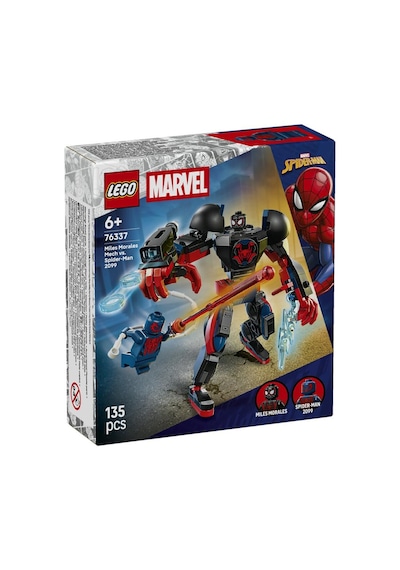 Lego Super Heroes 76337 Miles Morales Mech Vs. Spider-man 2099