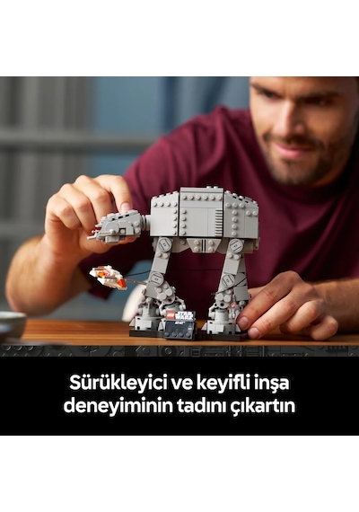 LEGO® Star Wars: İmparatorun Dönüşü AT-AT™ 75440 - Yetişkinler için Orijinal Detaylar İçeren Yaratıcı Model Yapım Seti (525 Parça)