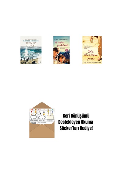 Deniz Duası + Ve Dağlar Yankılandı Midi Boy + Bin Muhteşem Güneş + Okuma Sticker'ları