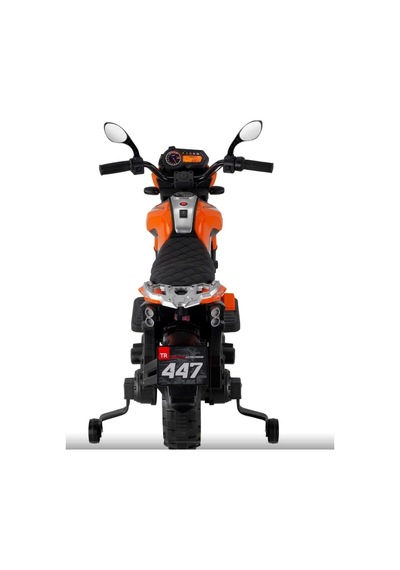Babyhope 447 Motocross Akülü Motorsiklet 12v Turuncu