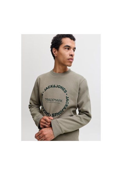 Jack & Jones Jjbenson Sweat Crew Neck Vetıver Erkek Sweatshirt 12298497