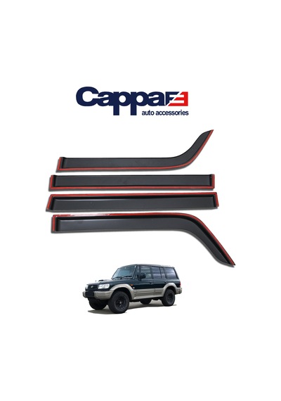 Cappafe Hyundai Galloper Cam Rüzgarlığı Akrilik 4 Parça 1997-2003