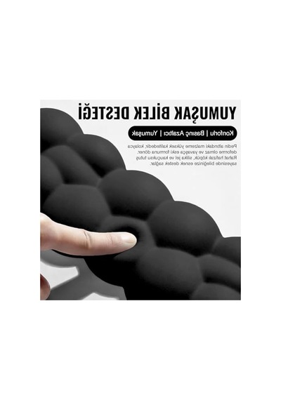 Kaymaz Tabanlı Ergonomik Klavye Ve Mouse Bilek Destek Seti, Nefes Alan Kumaş