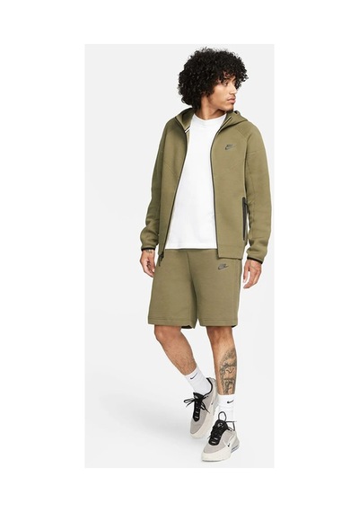 Nike Tech Fleece Full-zip Hoodie Erkek Sweatshirt Yeşil