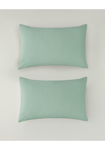 English Home Pure Pamuklu 2'li Yastık Kılıfı 50x70 Cm Çağla Yeşili Çağla Yeşili
