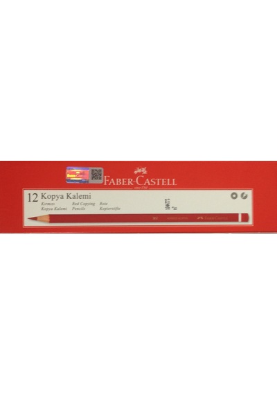Faber Kırmızı Kopya Kalemi Kutuda 12 Adet