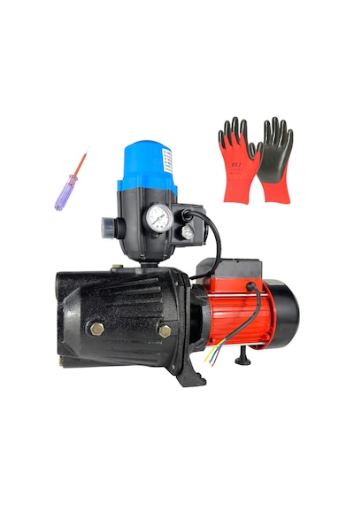 Italy Style Jet 100 Paket Hidrofor Otomatik Su Motoru 8 Metre Emiş 38 Metre Basma 1.5 Hp - 1 Kw