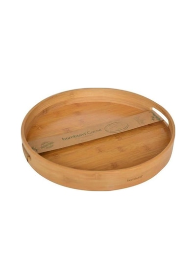 Bambum Carne Yuvarlak Tepsi 35 Cm B2265 Ahşap