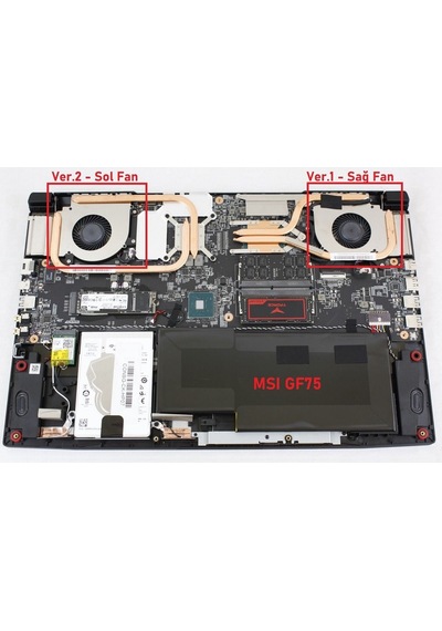 Msı Gf75 Thin 9sd Fan V1 Sağ Fan Diğer