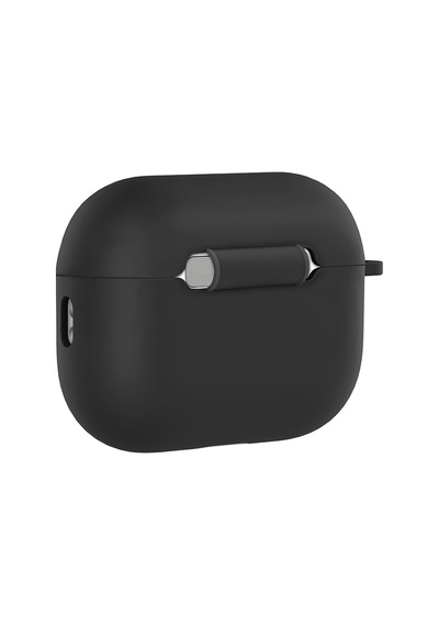 Apple Uyumlu AirPods Pro 3 İle Kılıf Standart Yumuşak Silikon Case Siyah