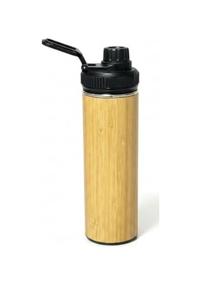 450 Ml Bambu Kaplama Tabanlı Mat Siyah Çelik Termos - Sıcak Ve Soğuk Tutucu Sızdırmaz Seyahat Bardağı Mug Çok Renkli