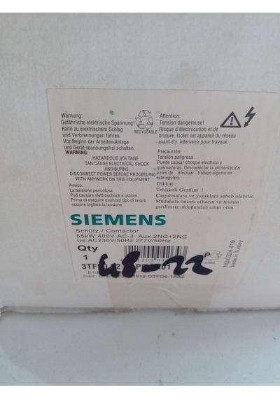 SİEMENS 3TF48-22