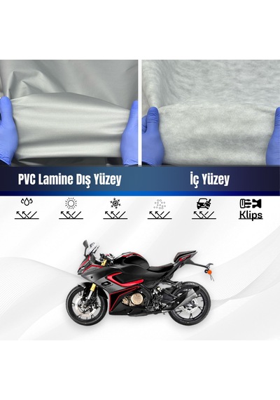 Qj Srk125 S Su Geçirmez Motosiklet Brandası Motor Branda