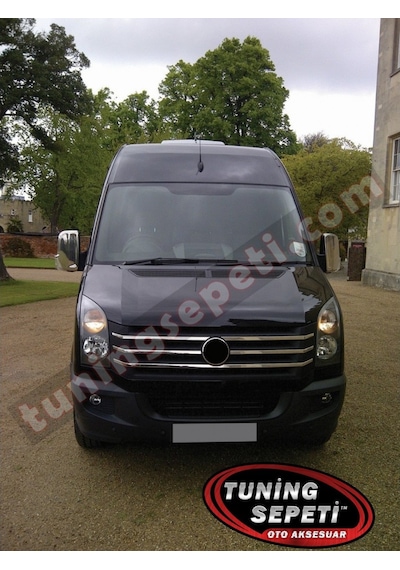 Vw Crafter 2012 - 2017 Ön Panjur 6 Parça Paslanmaz Çelik