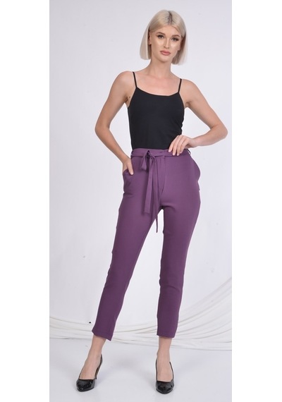 Soralline Kadın Pantolon 1696 Mor Mor