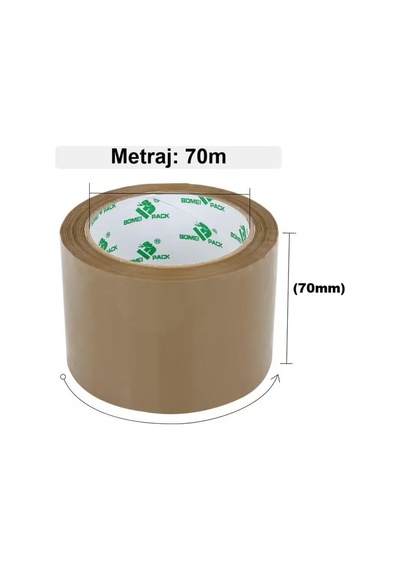 Tr Jokey Ambalaj Hotmelt Kuvvetli Geniş Koli Bandı Taba En:70mm Metraj: 70metre 2.adet Diğer