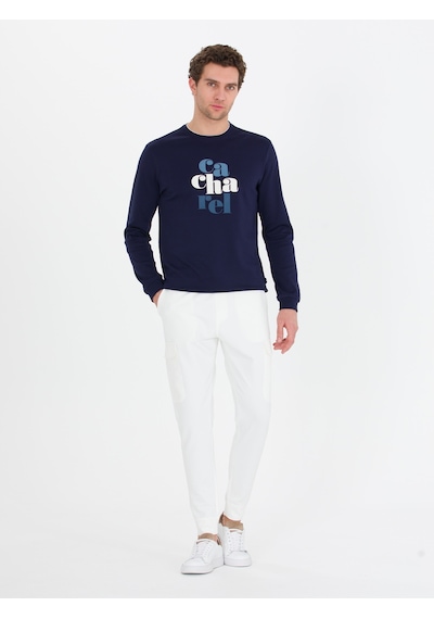 Cacharel Ekru Jogger Fit Eşofman Altı Bej