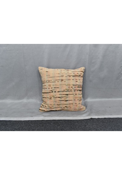 Zehra Abla Halı Yeni El Dokuma Dekoratif Kilim Kırlent Yastık Kılıfı 6748 Çok Renkli