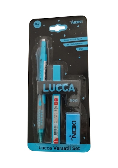 Lucca Mekanik Kurşun Kalem Seti 0.7 Mm Versatil Mavi Renk