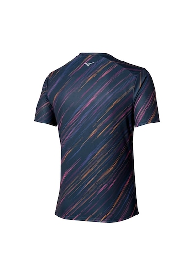 Mizuno Summer Pack Qd Erkek Tişört Lacivert / Turuncu Çok Renkli