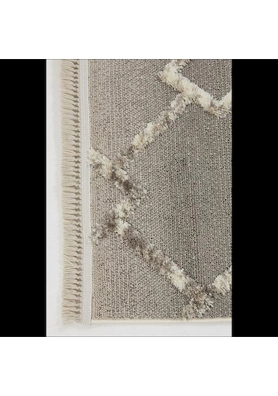 Hoom Rugs Step 2203 Gri İskandinav Halı Gri
