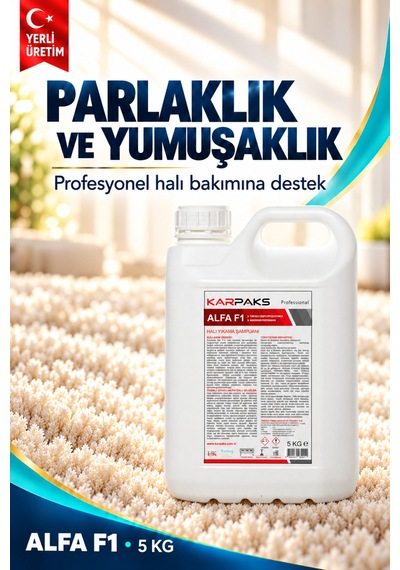 Alfa F1 Ultra Halı Yıkama Şampuanı 5 Kg Tekli