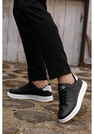 Daxtors D0158 Günlük Ortopedik Unisex Sneaker Spor Ayakkabı Siyah-beyaz