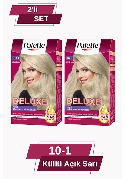 Palette Deluxe 10 - 1 Küllü Açık Sarı X 2 Adet Saç Boyası