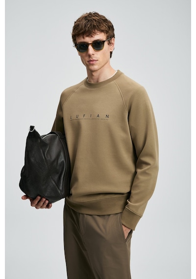 Lufian Erkek Cooper Sweatshirt 112030177 Kum Kum