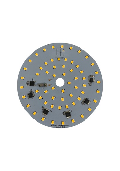 220 Volt 50 Watt Smd 2835 Ledli Hazır Projektör Ledi Gün Işığı Yuvarlak Pcb Avize Ledi