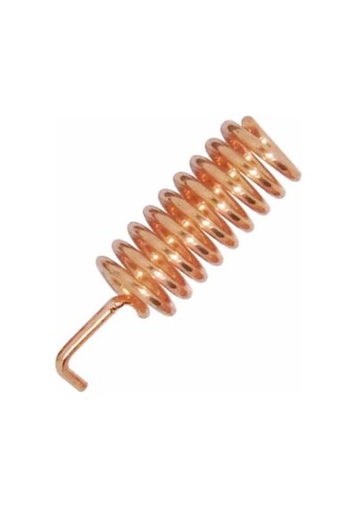 868mhz Helical Yay Anten 2.15dbi Kazanç Rf Haberleşme Kablosuz İletişim Lehimlenebilir Tip Bakır