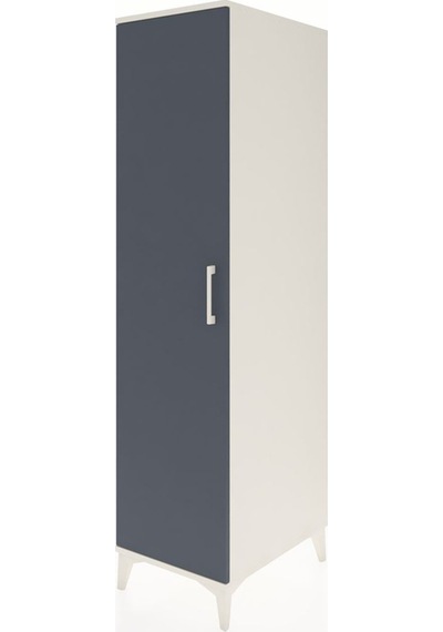 Kronos Dolap 4 Raflı Tek Kapaklı 44x59x182 Aytaşı-antrasit Aytaşı