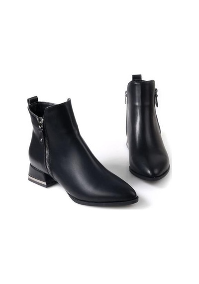 Papuçcity Dnz 03030 Kadın 3,5 Cm Topuklu Bot 001