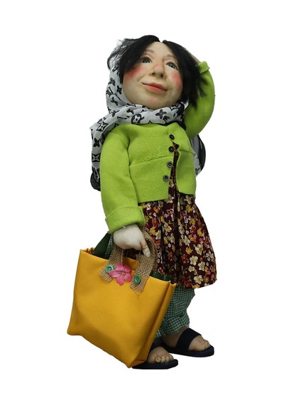 E38 El İşçiliği Sihirbaz Dekor Bebek 51 Cm - 6026