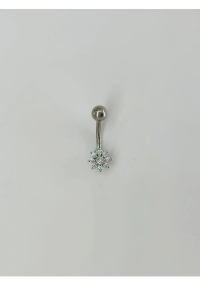 Çiçek Detaylı Göbek Piercing - Pg0069 Diğer