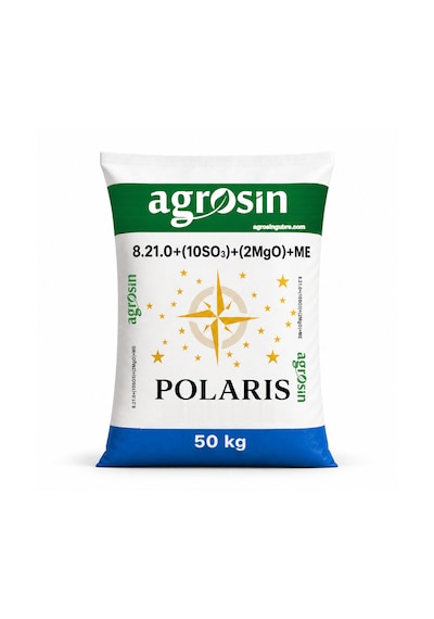 Agrosin Polaris 8.21.0+ 2mgo + 10so3 +me Organomineral Granül Gübre 50 Kgübre 50 KG