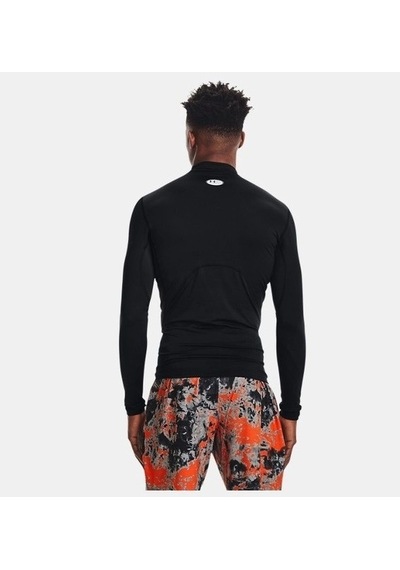 Under Armour Ua Cg Armour Comp Mock Erkek Uzun Kollu T-shirt 1366072-001 Siyah
