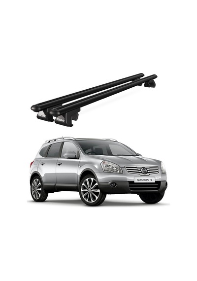 Venüs Nissan Qashqai +2 2008-2013 Uyumlu Siyah Ara Atkı Port Bagaj Tavan Barı