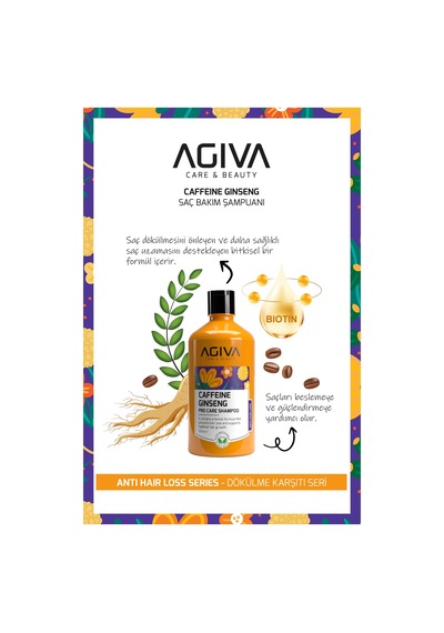 Caffeine Ginseng Şampuan 500 Ml & Saç Toniği & Masaj Tarağı 3'lü Set