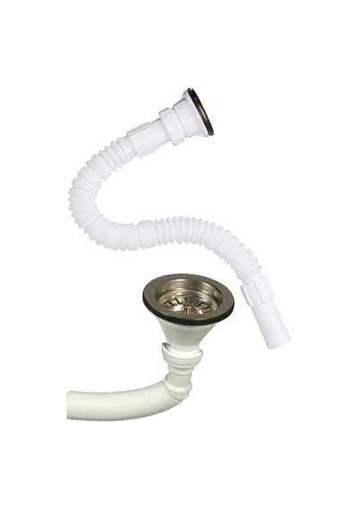 Özbest Körüklü Lavabo Sifonu - Paslanmaz Gider Borusu-lavabo Sifonu 1410 Diğer