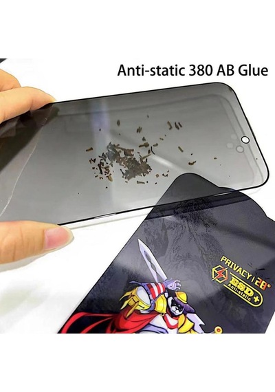Pp Apple Uyumlu iPhone 16 Anti Statik Ekran Koruyucu Toz Tutmayan Kırılmaz Cam