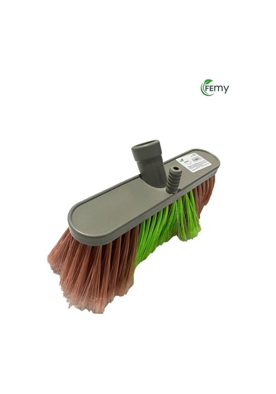 Plastik Oto Fırça 17 Cm Sapsız - Otomobil Yıkama Fırçası, Hortum Girişli Araba Fırçası